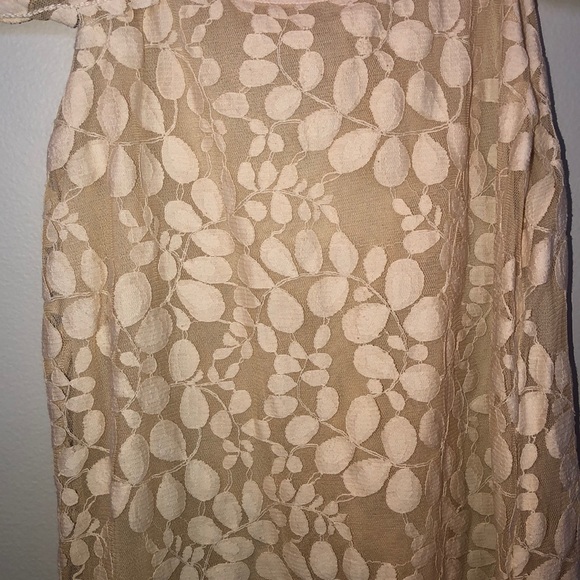 Cream short sleeve blouse - Picture 2 of 4